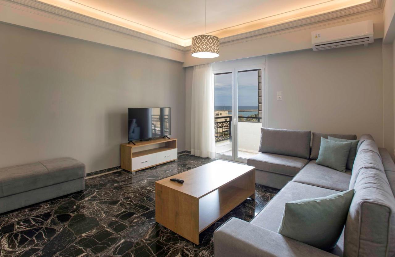 Central Spacious Apt Close To Port-Sites W/View 2 Heraklion Exteriör bild